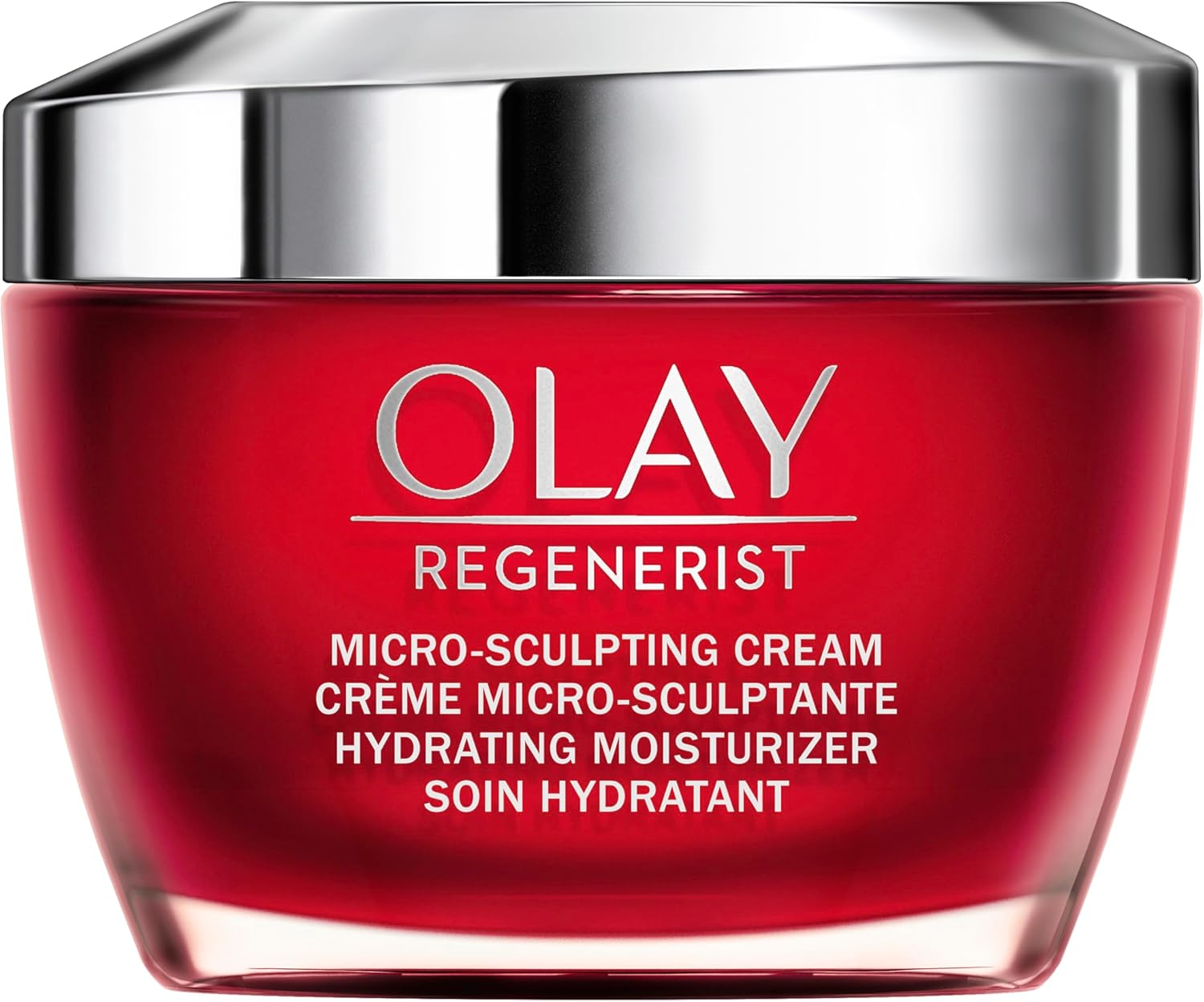 Olay Face Moisturizer, Regenerist Micro-Sculpting Facial Cream for Women - Instant Hydration, Anti-Aging, Anti-Wrinkle, Firming Skin Care - Hyaluronic Acid, Niacinamide, Amino Peptides, 50 mL