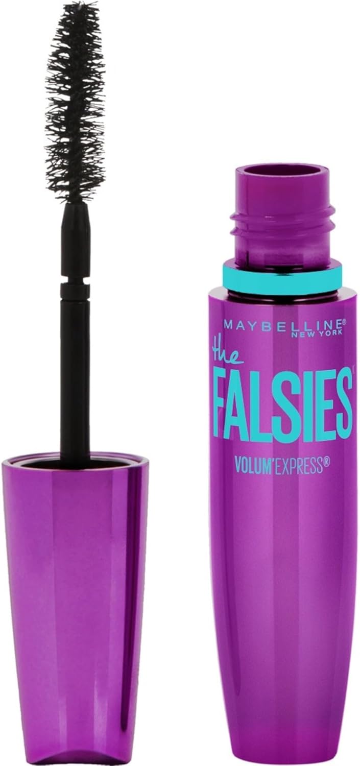 Volum' Express the Falsies Volumizing, Washable Mascara, Blackest Black, 1 Count (Packaging May Vary)