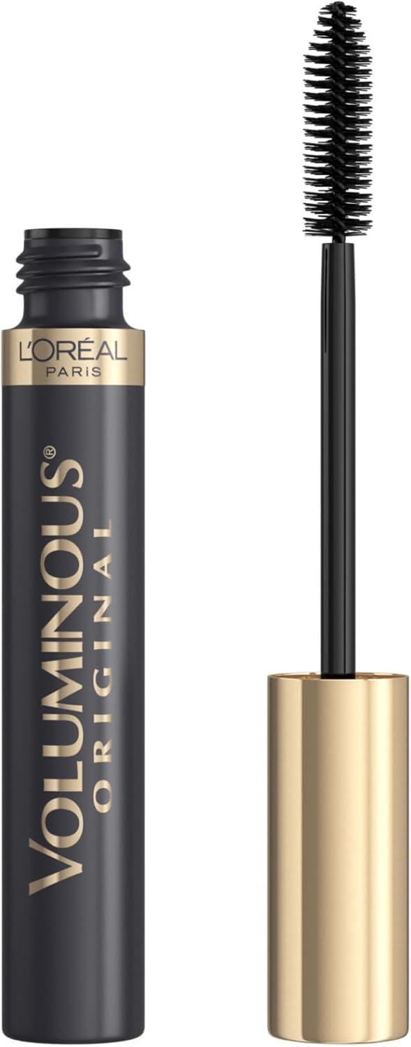 Voluminous Original Mascara, Lash Volumizing and Separating Mascara, Non-Clumping Formula for Soft and Smooth Lashes, Blackest Black 8.5ml