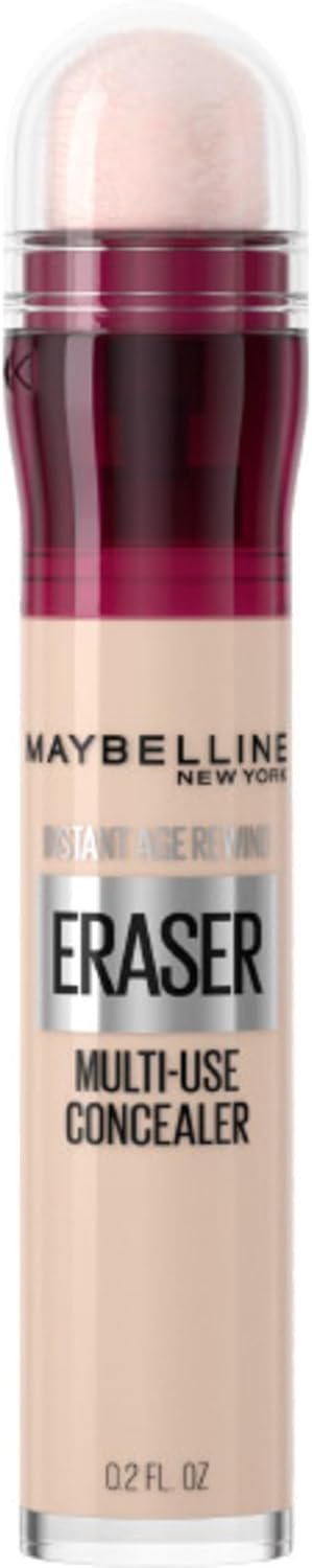New York Instant Age Rewind Eraser Multi-Use Concealer, Under Eye Dark Circles Treatment, Non-Comedogenic, Up to 12 hours wear, Vegan, Shade: Fair (110), 6 ml