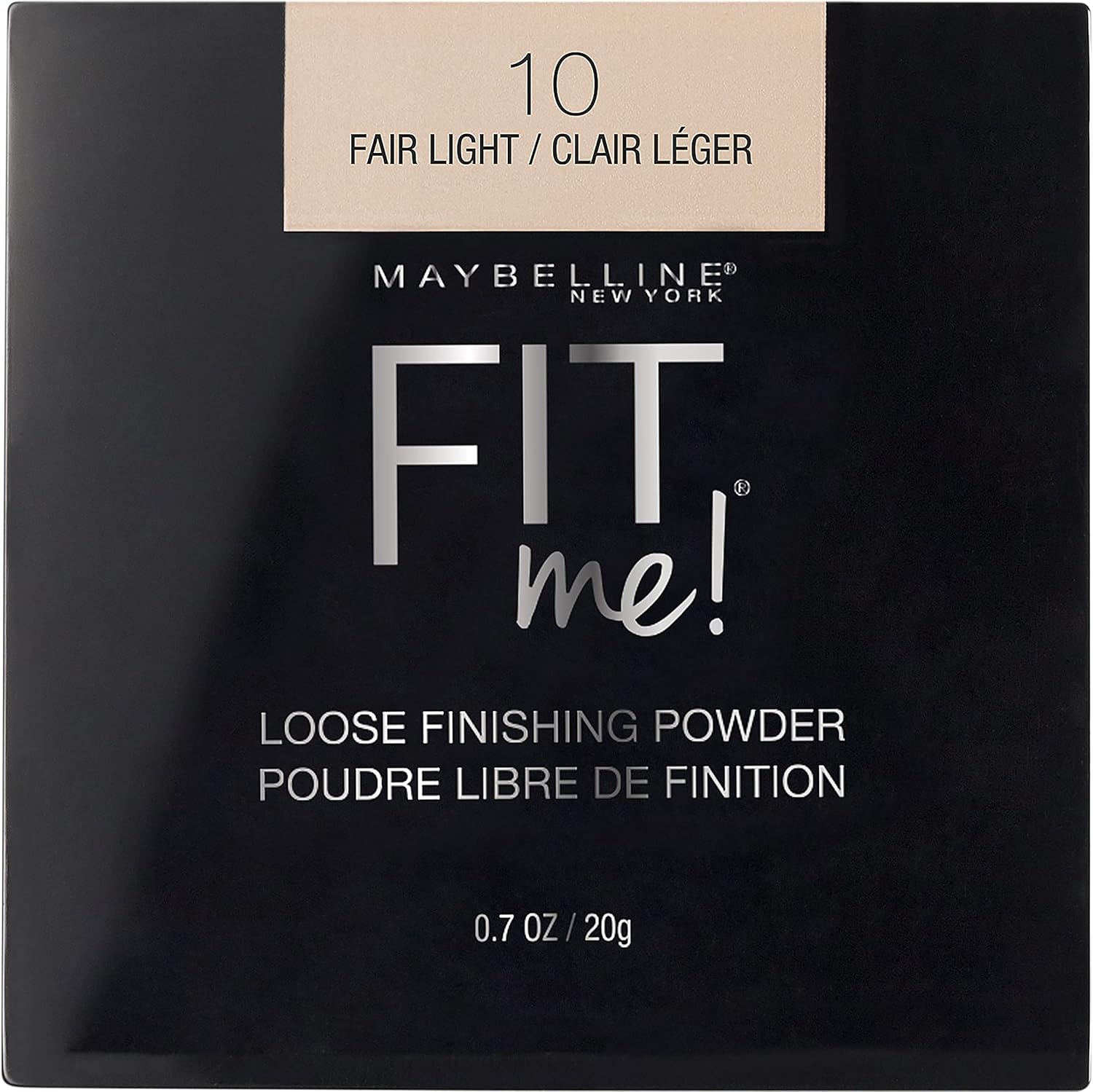 New York Fit Me Loose Finishing Powder, Fair Light, 0.7 oz.