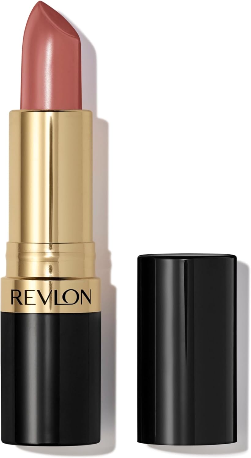 Lipstick, Super Lustrous Lipstick, Creamy Formula For Soft, Fuller-Looking Lips, Moisturized Feel, 755 Bare It All, 0.15 oz