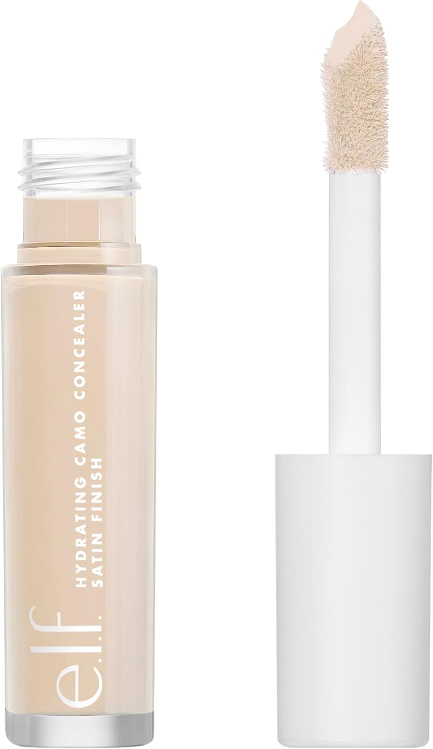 Hydrating Camo Concealer, Satin Finish, Conceals, Corrects & Highlights, Fair Warm, 0.203 Fl Oz (6mL)