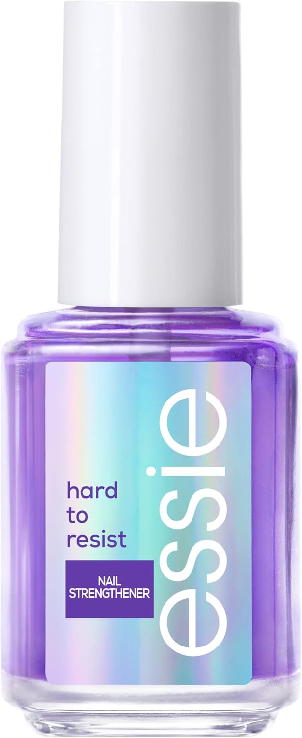 essie hard to resist vegan nail care, neutralize and brighten, violet tint for yellow nails, with nail bonding tech, vegan nail care, 13.5 ml
