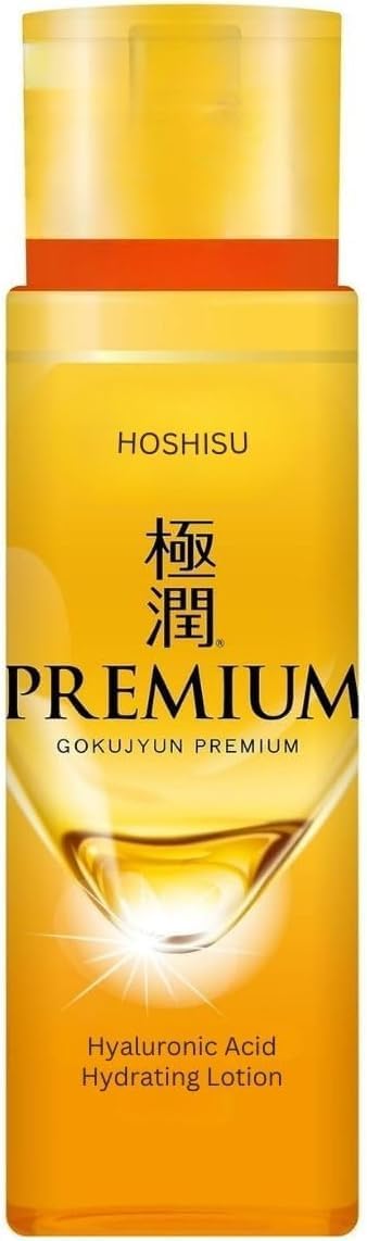 Gokujyun Premium Hyaluronic Acid Hydrating Lotion (Toner) - 170ml, Made in Japan - Lightweight, hydrating formula. Fragrance-free, oil-free, paraben-free