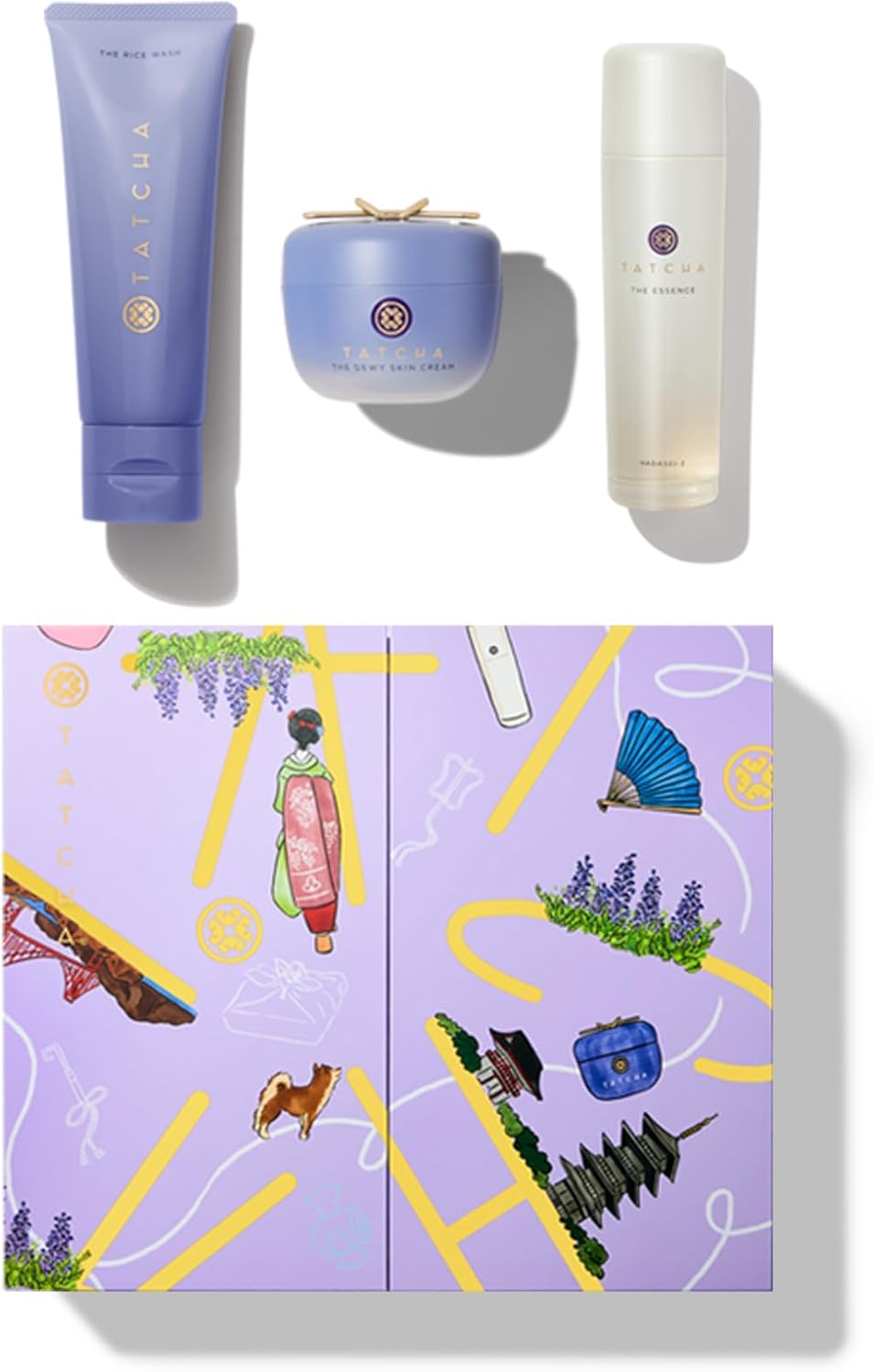 Delightfully Dewy Set | Holiday Gift Set - The Rice Wash, The Dewy Skin Cream, and The Travel-Sized Essence (C$264 Value)